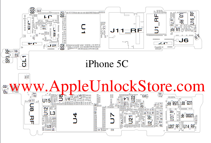 iPhone 5C Circuit Diagram Service Manual Schematic